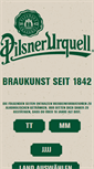 Mobile Screenshot of pilsner-urquell.de